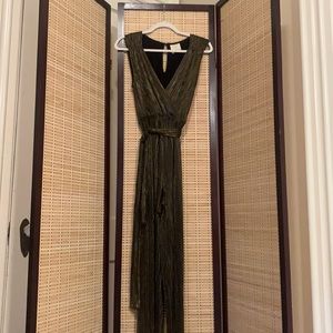 Gold anthropology jumpsuit